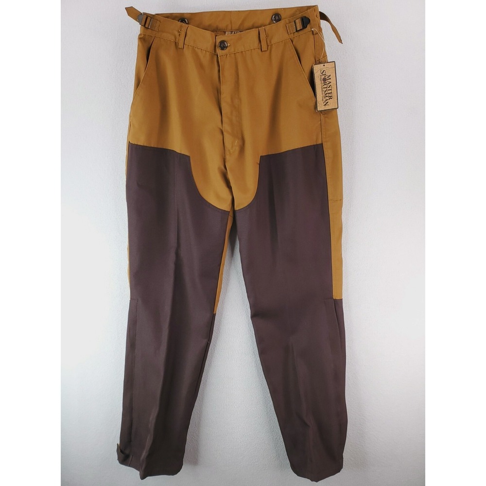 Master Sportsman Pants Mens Medium Brown Brush Briar Guard Upland Hunting NWT